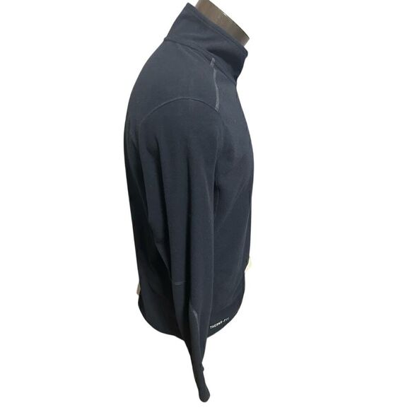 Nike ThermaFit Mens Medium Blue Half ZIP Fleece - Picture 4 of 5
